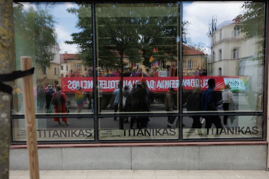 Eitynių „Už lygybę!“ akimirkos.<br>V. Skaraičio nuotr.