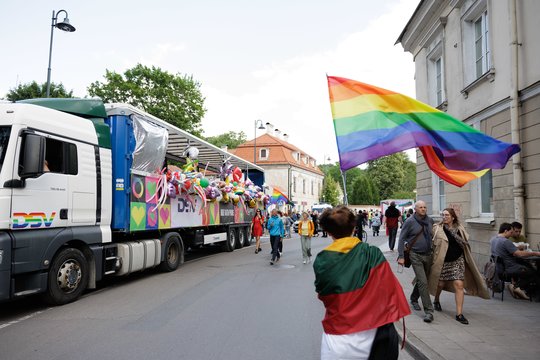 Eitynių „Už lygybę!“ akimirkos.<br>V. Skaraičio nuotr.