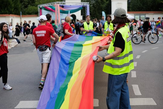 Eitynių „Už lygybę!“ akimirkos.<br>V. Skaraičio nuotr.