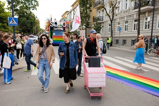 Eitynių „Už lygybę!“ akimirkos.<br>V. Skaraičio nuotr.