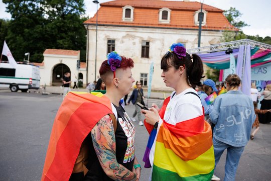 Eitynių „Už lygybę!“ akimirkos.<br>V. Skaraičio nuotr.