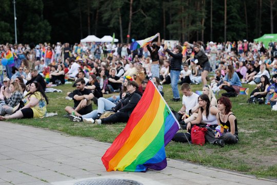 Eitynių „Už lygybę!“ akimirkos.<br>V. Skaraičio nuotr.