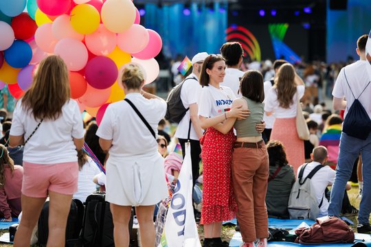 Eitynių „Už lygybę!“ akimirkos.<br>V. Skaraičio nuotr.