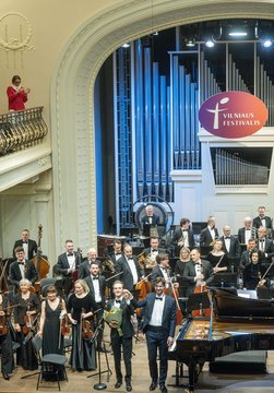 Vilniaus festivalio koncertas „Trys herojai: Wagner, Liszt, Strauss“.<br>Dmitrijaus Matvejevo nuotr.