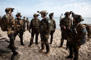 Prancūzija organizuoja tarptautinę misiją Ukrainoje: žiniasklaida išsiaiškino detales