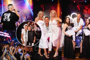 Palangoje – „deimantinis“ vakarėlis: skambant D. Montvydo muzikai šėlo ir Ž. Grigaitis