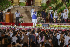 Indijos premjeras N. Modi prisaikdintas trečiajai kadencijai