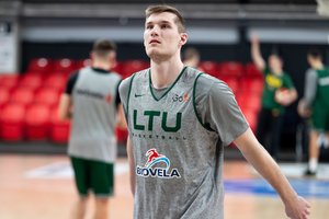 Rezervinė Lietuvos rinktinė sudaužė olimpinei krepšinio atrankai besirengiančią Libano ekipą