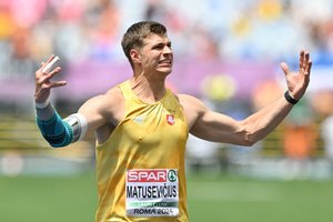 Edis Matusevičius galingai įžengė į Europos čempionato ieties metimo finalą