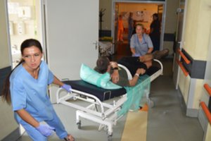 LSMU Kauno ligoninė dalyvavo karinėse pratybose „Geležinis vilkas 2024–1“