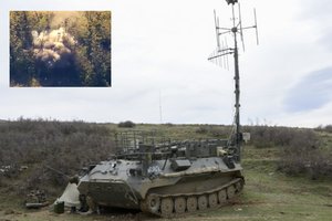 „Tiesiog sudegė“: reta ir labai brangi rusų karinė technika virto dūmų ir liepsnų kamuoliu