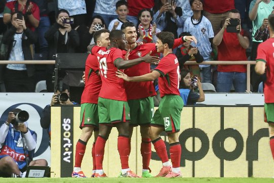 Portugalijos futbolo rinktinė Europos čempionatą pasitiks pergalingomis nuotaikomis.<br>EPA-ELTA nuotr.