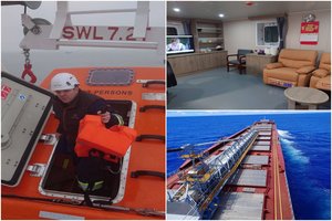 Per vieną reisą – aplink visą pasaulį: laivo kapitono kajutė primena butą