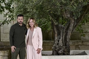 V. Zelenskis susitiko su Italijos premjere