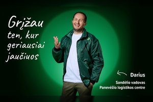 Po laimės paieškų svetur – atgal į „Iki“: prekių surinkėju dirbti pradėjęs Darius jau vadovauja dviem sandėliams