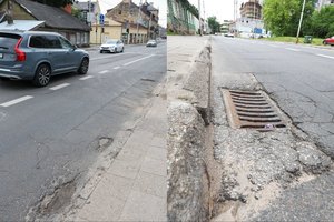 Atskleidė, kada žada remontuoti apverktinos būklės Kalvarijų g. Vilniuje: kaip čia pasikeis automobilių eismas
