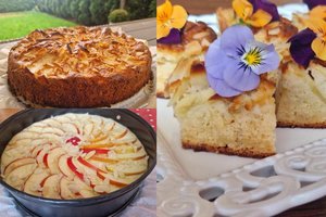 Biskvitinis pyragas su tarkuotais obuoliais: lengvai pagaminamas, o skonis sužavės visus