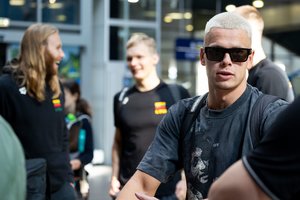 Į Europos čempionatą išskridęs olimpiadai besirengiantis plaukikas D. Rapšys: „Noriu sužinoti, ką mano kūnas gali“