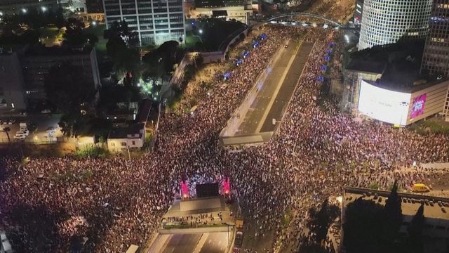 Tel Avive – dar viena antivyriausybinė demonstracija: tūkstančiai piktinasi B. Netanyahu vyriausybės veiksmais