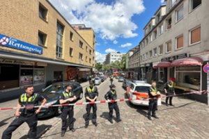 Hamburgo mieste – kruvinas incidentas: vyras puolė su kirviu policiją