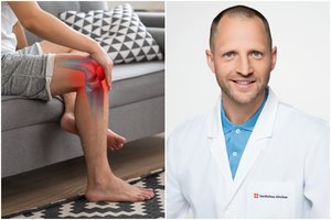 Simptomai, kad atsirado kelio sąnario pažeidimai – skausmo gali nebūti