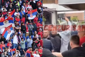 Vokietijoje serbų prezidento sūnus panoro „sparingo“: bandė į veiksmą paleisti kumščius