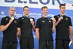 Lietuvos estafetininkai nuskynė aukso medalį Europos čempionate