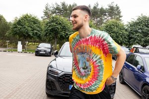 D. Sirvydžio turas po „Žalgirio“ areną – malonūs lankai, treniruoklių salė ir „baudų“ lenta