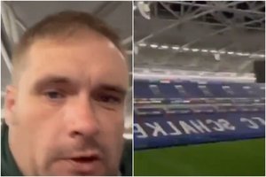 Anglo nuotykiai Vokietijoje: vidury nakties pabudo tuščiame stadione