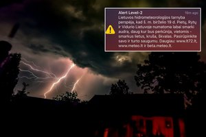Iš tarnybų – dar vienas pranešimas apie artėjančią stichiją: įspėja pasiruošti