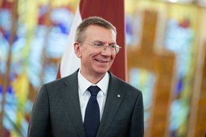 Latvijos prezidentas apsilankė pasienyje su Rusija