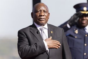 Pietų Afrikos prezidentas C. Ramaphosa prisaikdintas naujai kadencijai