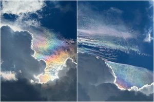 Danguje lietuvis užfiksavo keistą reiškinį: specialistas paaiškino, kas tai