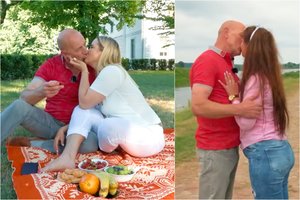 Ūkininkas Algirdas karštais bučiniais apdovanojo abi jo širdies siekiančias damas: „Flirtuoti galime su daug kuo“