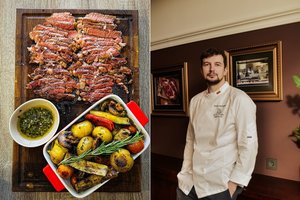 Lyg restorane – šefas pataria, kaip paruošti tobulą jautienos didkepsnį