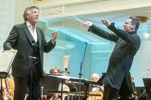 Vilniaus festivalį uždarė pasaulinė žvaigždė Thomas Hampsonas ir Modesto Pitrėno diriguojamas LNSO