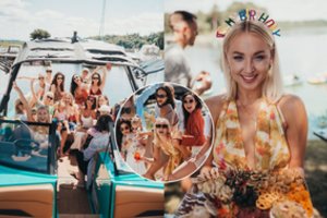 Eglė Straleckaitė-Domarkienė savo gimtadienį paminėjo įspūdingai: bičiulius sukvietė į katerį