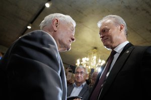 V. Adamkus įvertino G. Nausėdos kalbą: „Galbūt metiniame pranešime ir nereikėjo jos paminėti“