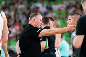 Lietuvos rinktinės nuotaikas atskleidęs K. Maksvytis – apie D. Sabonio žaidimą ir akį veriančius skaičius