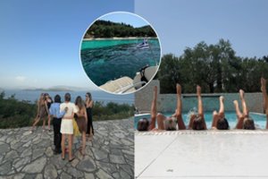 Graikijoje Julija Steponavičiūtė atšventė mergvakarį stilingai: geriausios draugės pasinėrė į vandens pramogas