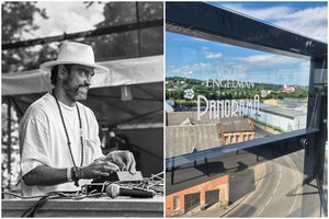 Atidaroma unikali vieta Kaune: ant stogo terasos – Leono Somovo pasirodymas