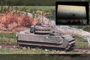 Čia tai šūvis! „Bradley“ rusų droną sunaikino įspūdingu būdu