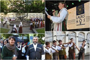 „Lauksnų“ festivalio dalyviai šokdina šyvį ir ragauja kafiją