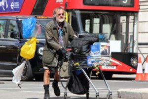 Londono gatvėse nakvoja rekordinis skaičius žmonių