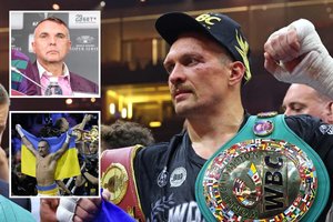 Ukrainos bokso galiūno atrama – ir kadaise čigonės burto išpranašautas JAV lietuvis: neįtikėtina O. Usyko ir E. Klimo bičiulystė