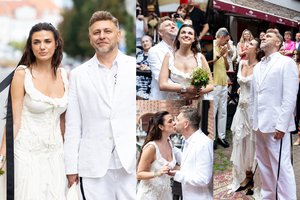 Režisierius Marius Ivaškevičius vedė savo mylimąją Aušrinę: svečius sukvietė į žinomą sostinės barą