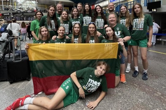 Lietuvos U18 merginų tinklinio rinktinė išvyksta į istorinį Europos čempionatą