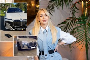 Oksana Pikul pateko į nemalonų incidentą: apgadintas prabangus automobilis