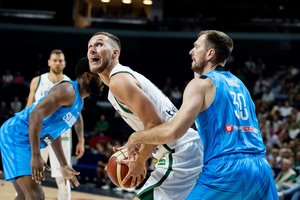 Kitokį jausmą Lietuvos rinktinėje išgyvenantis T. Sedekerskis – apie tautos lūkesčius ir netikėtą žinią iš baskų krašto