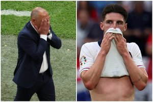 Po rungtynių – apsistumdymas ir Anglijos saugo keiksmai slovakų treneriui: „Užsičiaupk, plikas asile“